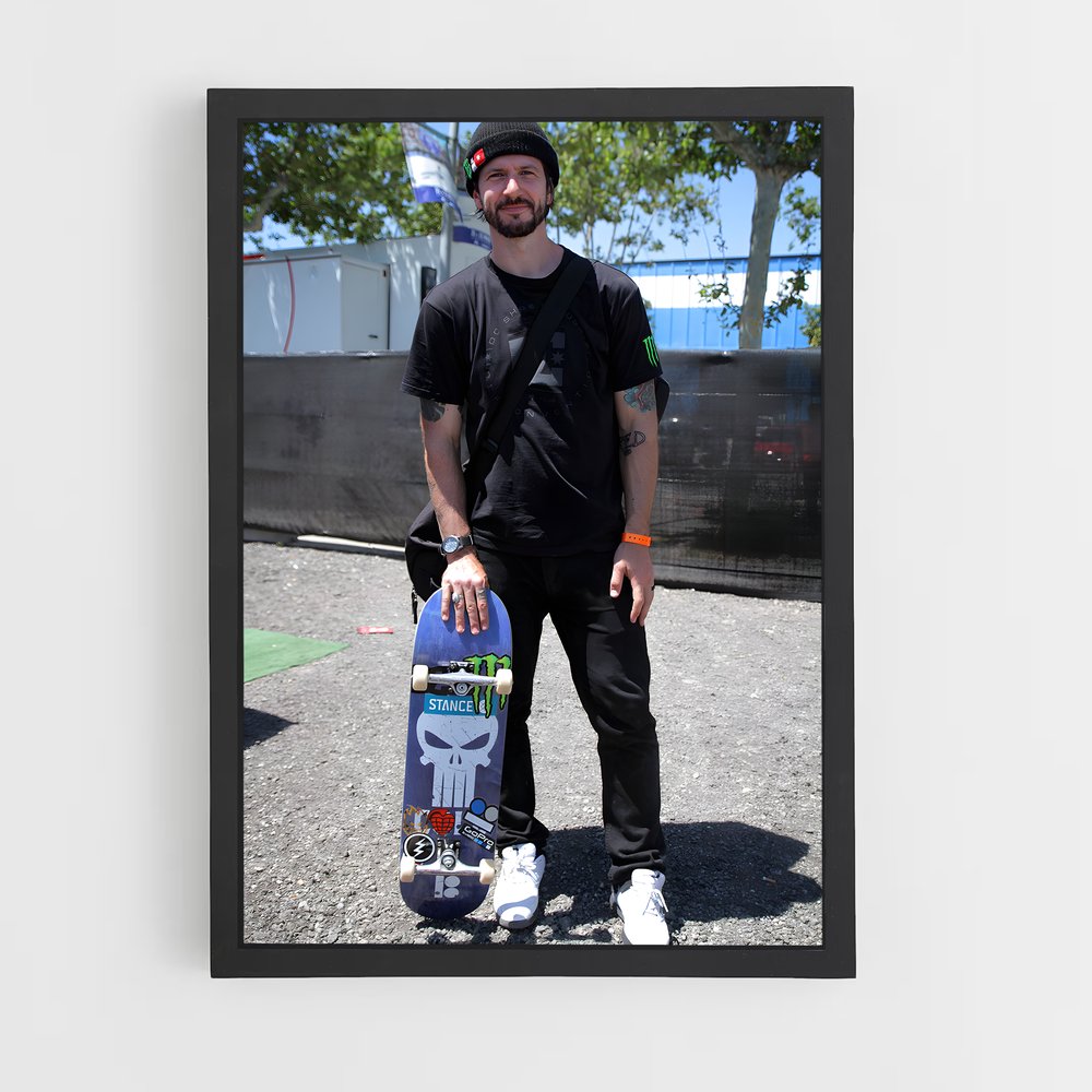 Poster Chris cole – affiche Skateboard (vue 2)